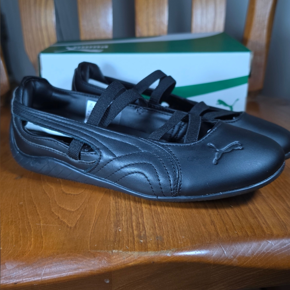 Puma Speedcat Ballet Casual Leather All Black